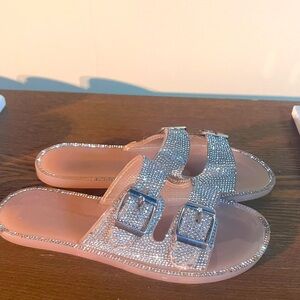 Girls Sparkling Youth Sandel size 7